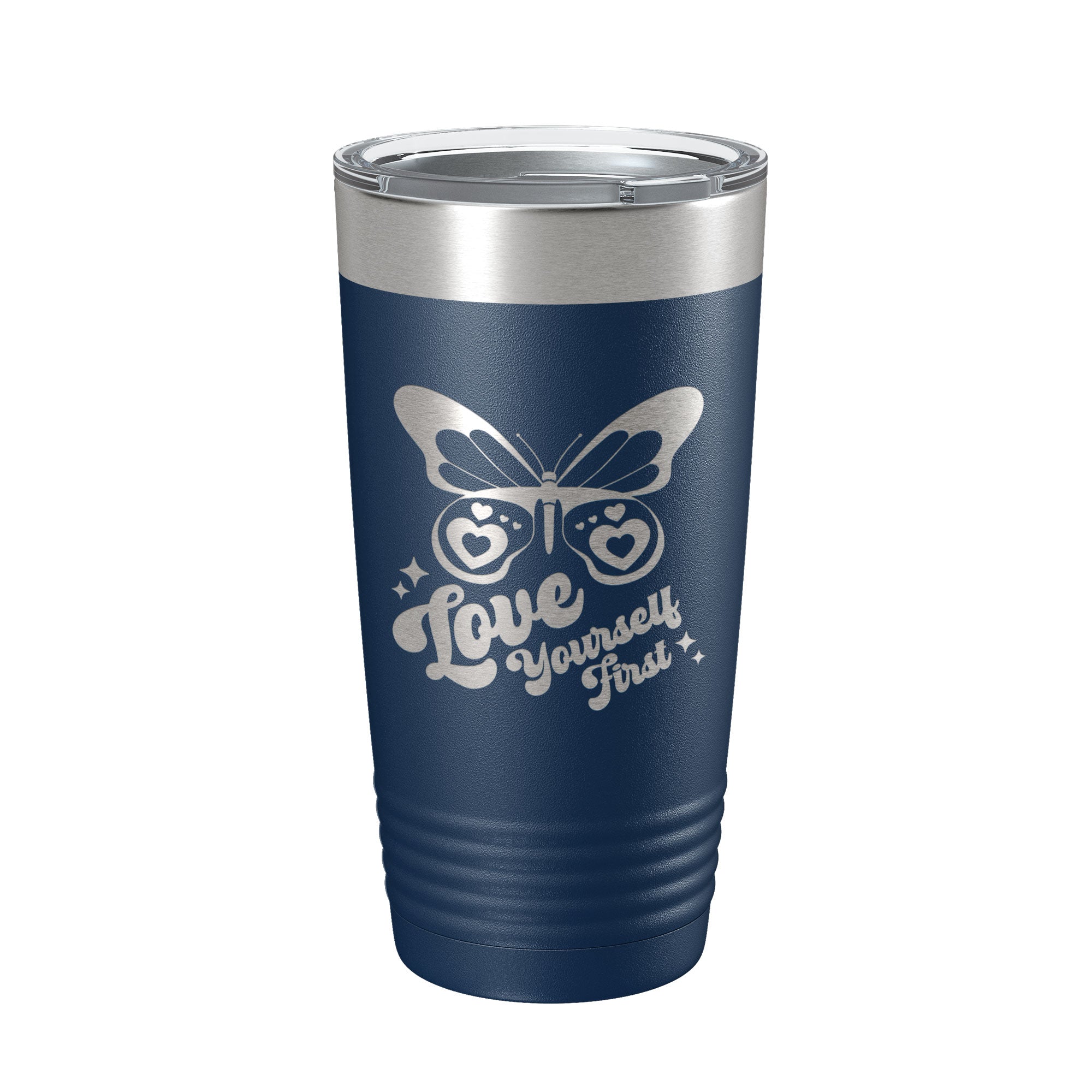 Love Yourself First Tumbler Galentine's Day Single Divorce Breakup Travel Mug Valentine's Gift Insulated Laser Engraved Coffee Cup 20 oz