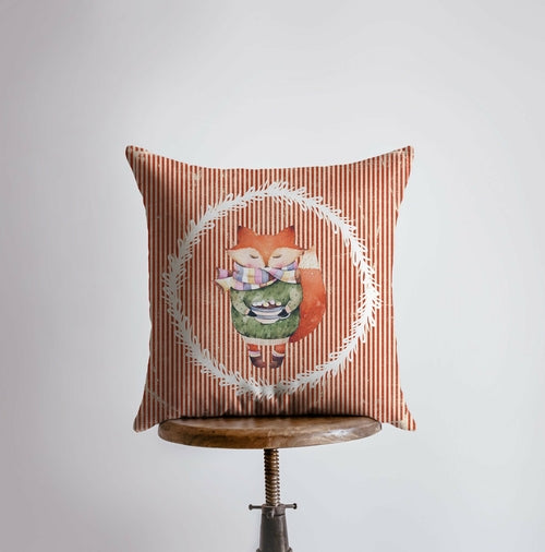 Christmas Fox Pillow