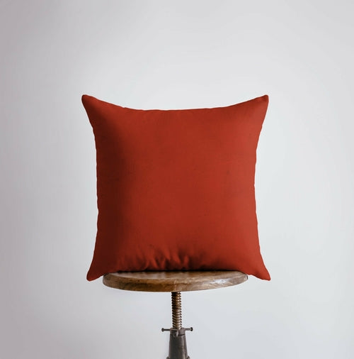 Joy to the World | Red Throw Pillow | Home Decor | Christmas Pillow