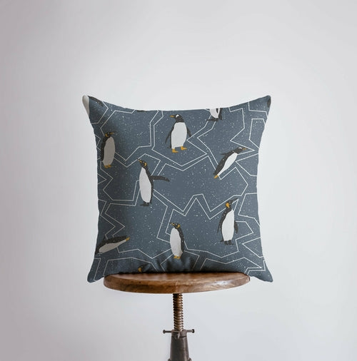 Arctic Penguin Pillow