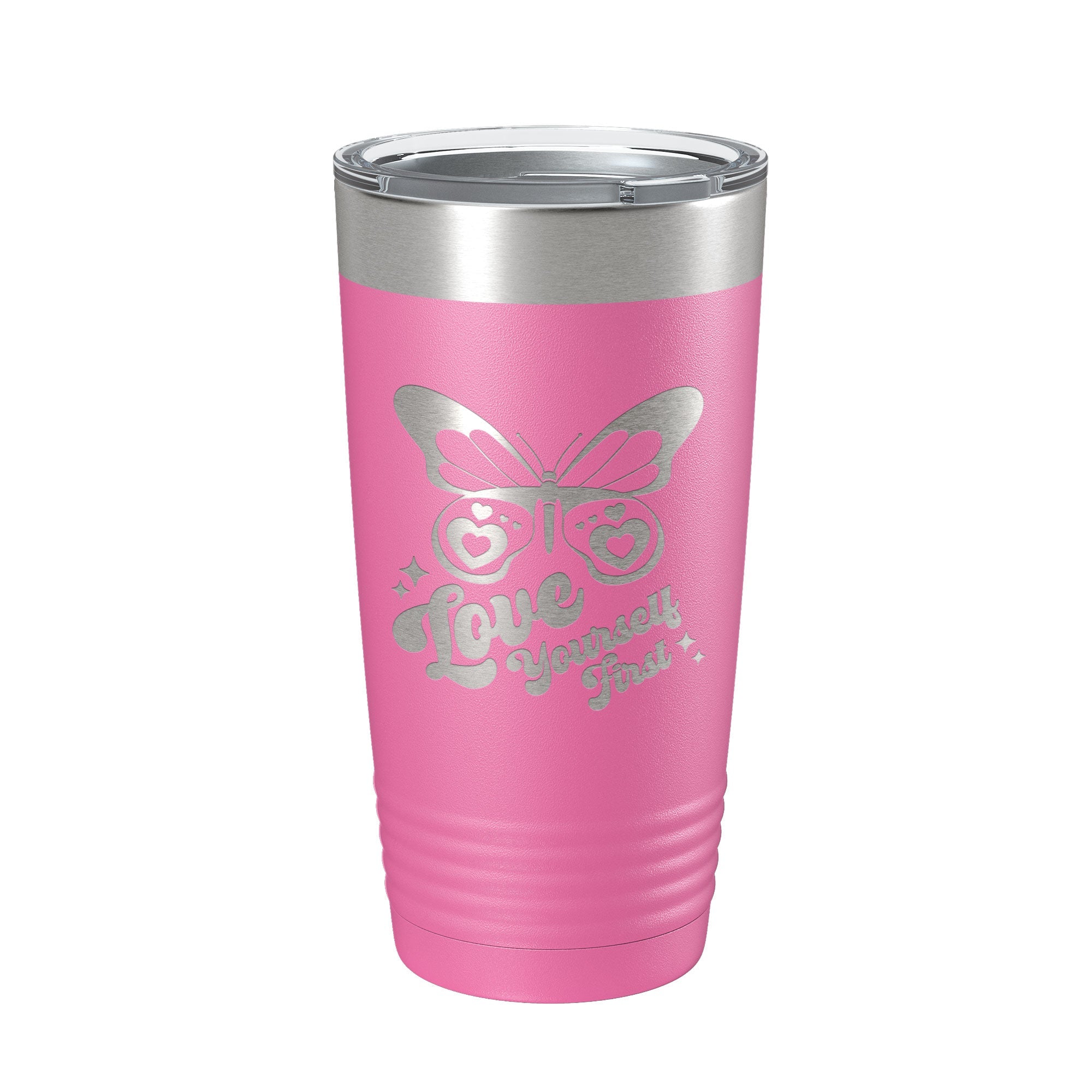 Love Yourself First Tumbler Galentine's Day Single Divorce Breakup Travel Mug Valentine's Gift Insulated Laser Engraved Coffee Cup 20 oz