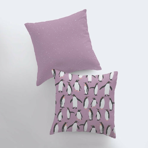 Arctic Penguin Pillow