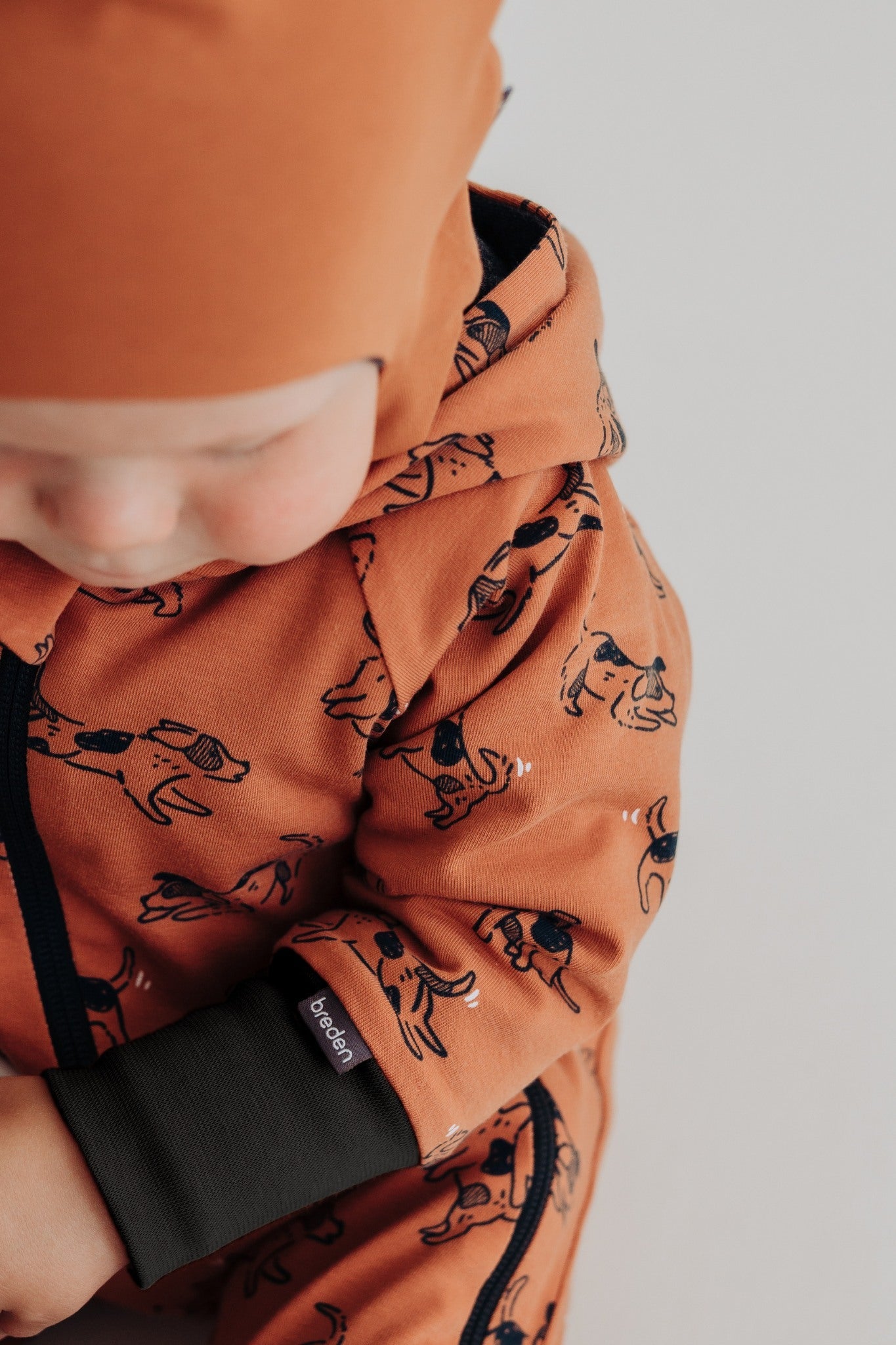 Merino wool baby romper MAJOR