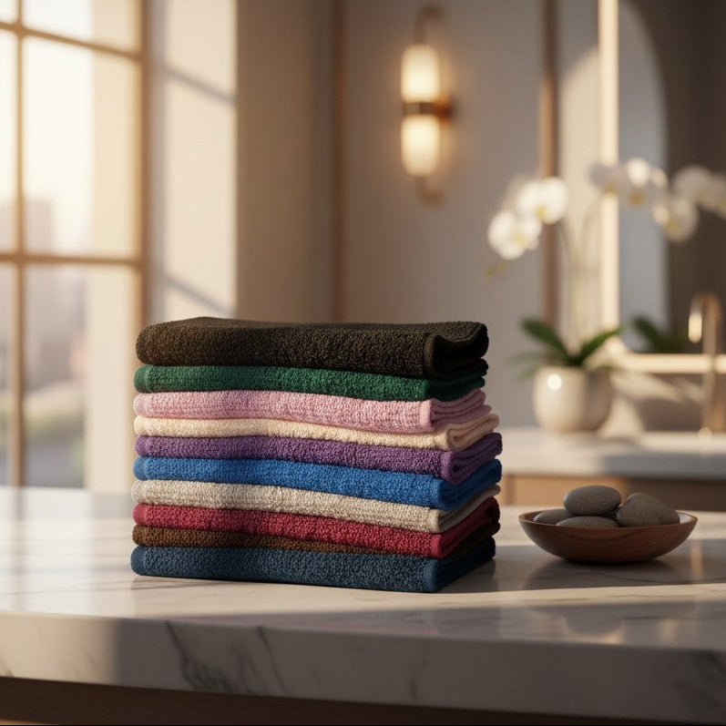 Spa & Salon Collection Vat Dyed Cotton Hand Towels