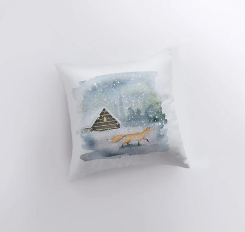 Winter Fox Pillow