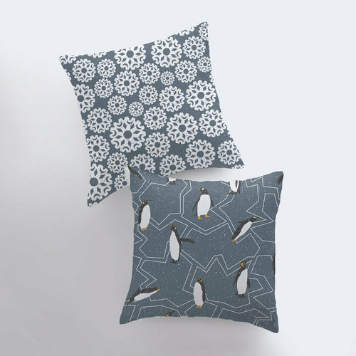 Arctic Penguin Pillow