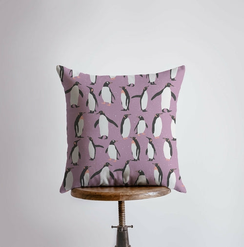 Arctic Penguin Pillow