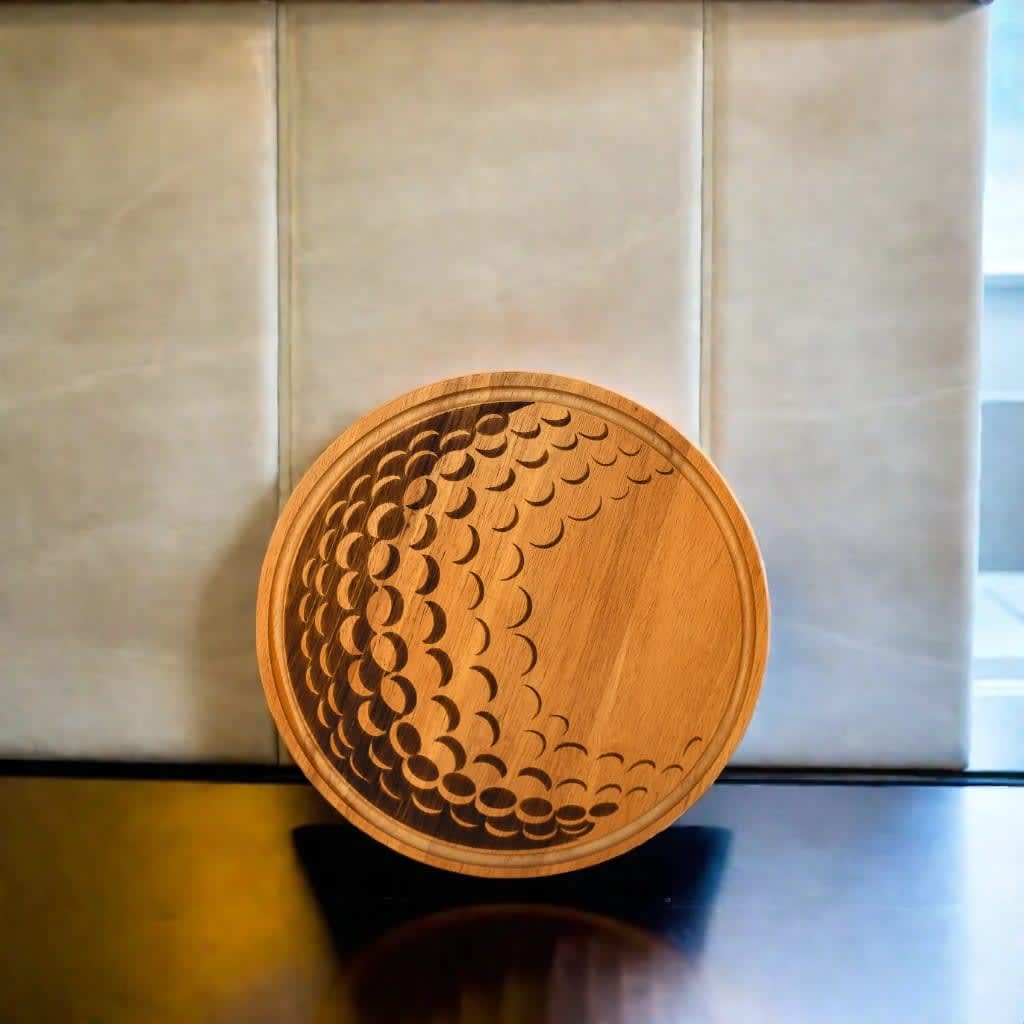 Golf Ball Wood Board - 13"