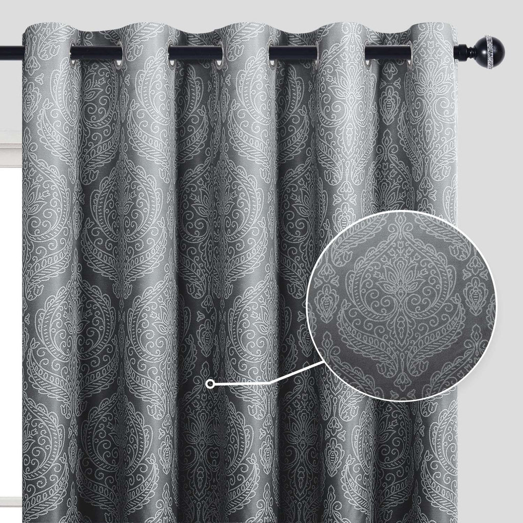 DWCN Ombre Blackout Curtains, Set of 2 Panels