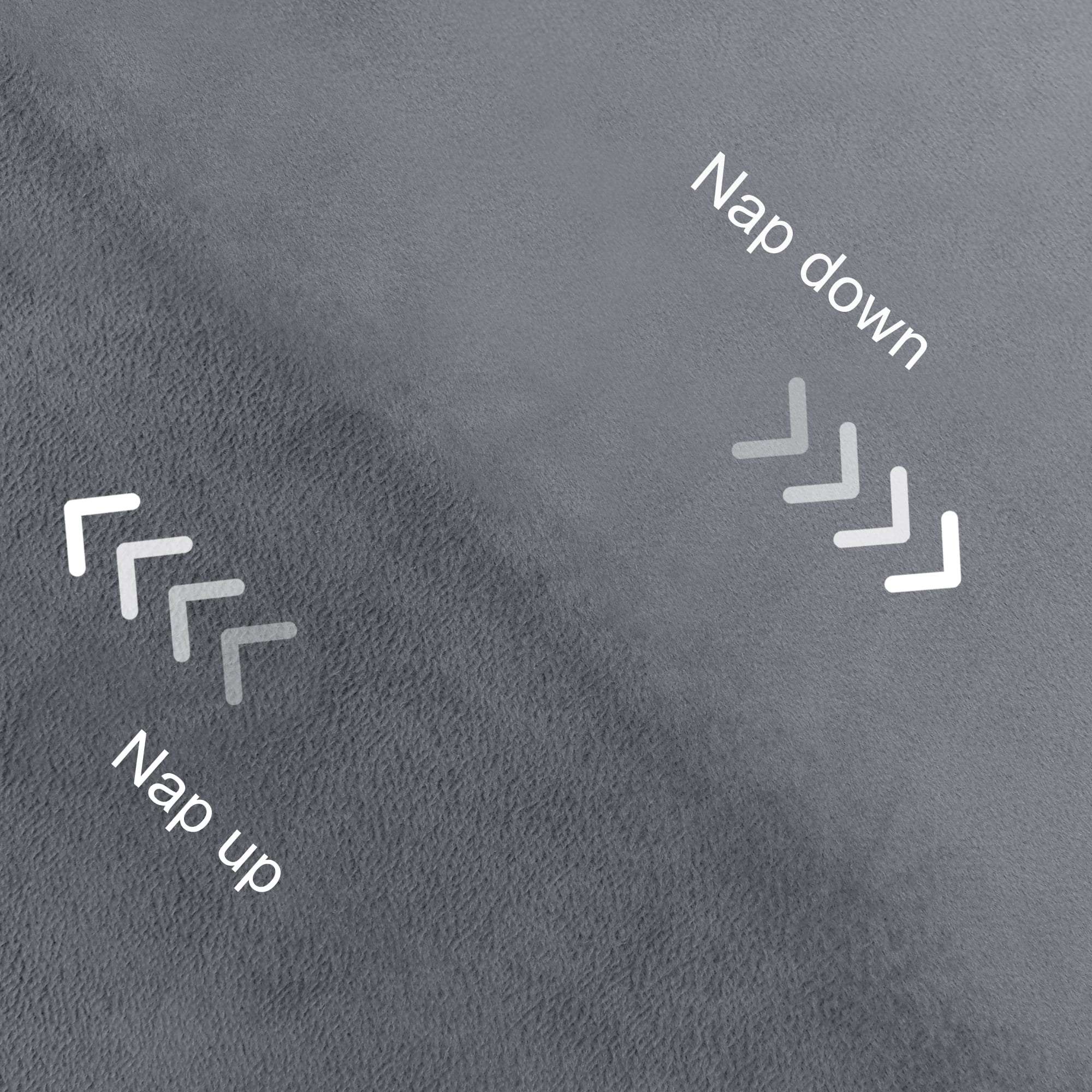 DWCN Velvet Blackout Curtains with Tiebacks, Set of 2 Panels