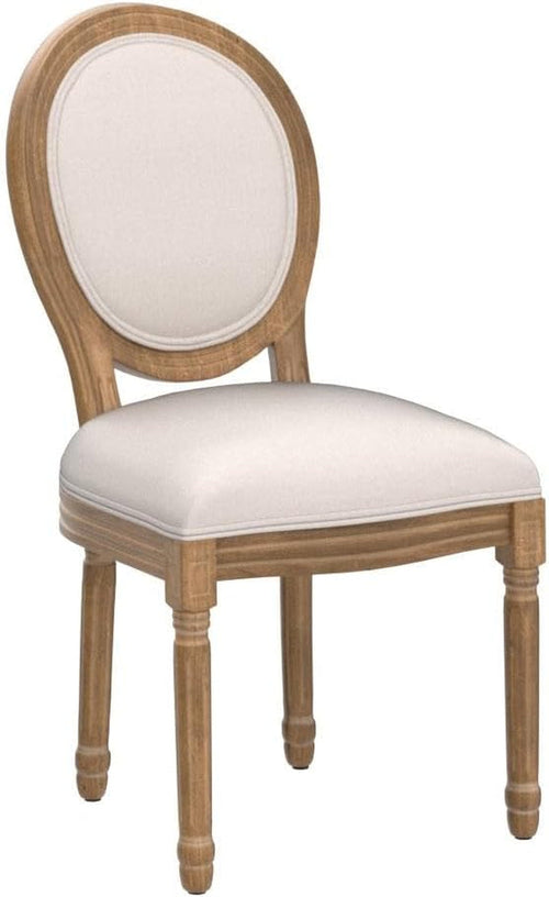 French Country Dining Chairs Set of 2, Upholstered Dining Room Chairs