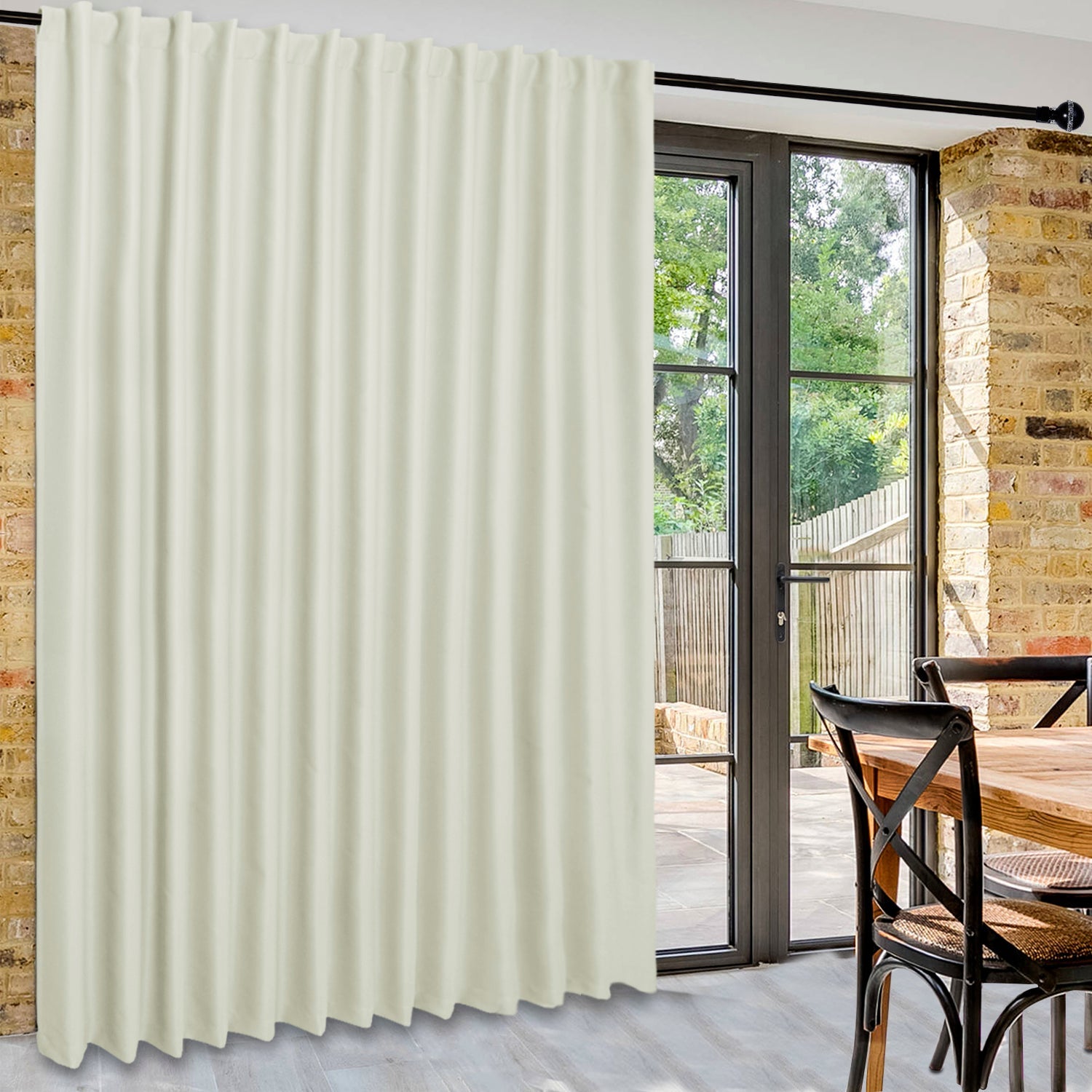 DWCN 1 Panel Wide Width Blackout Curtain, Room Divider Curtains