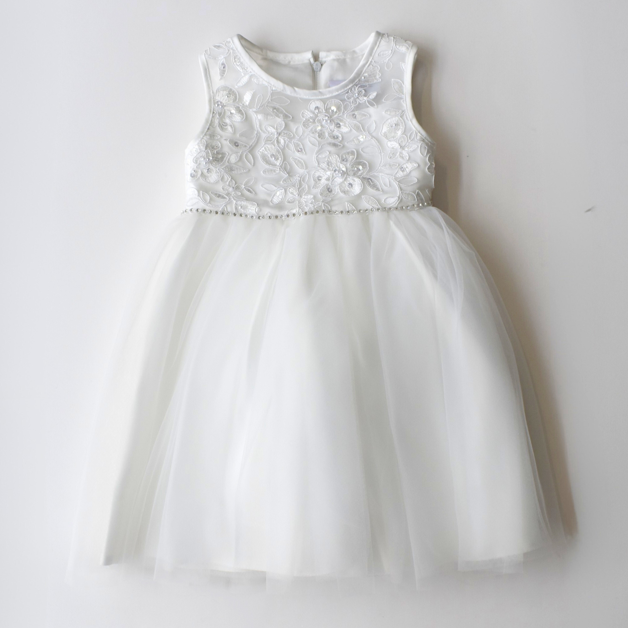 Illusion Lace Baby Formal Dress