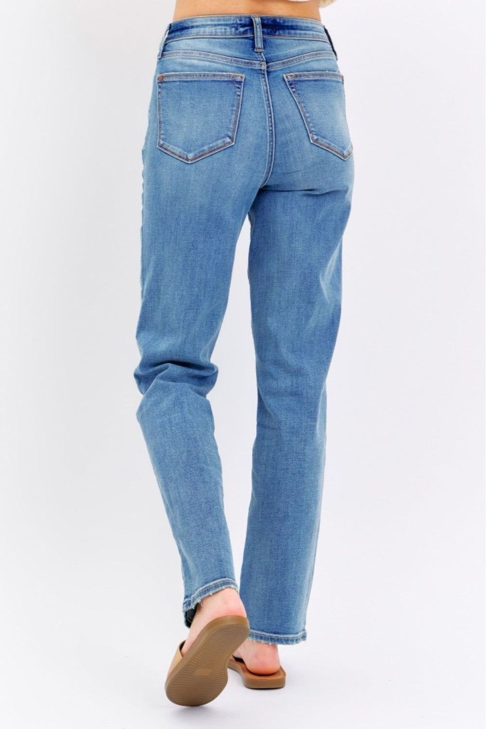 Judy Blue Full Size High Waist Straight Jeans-1