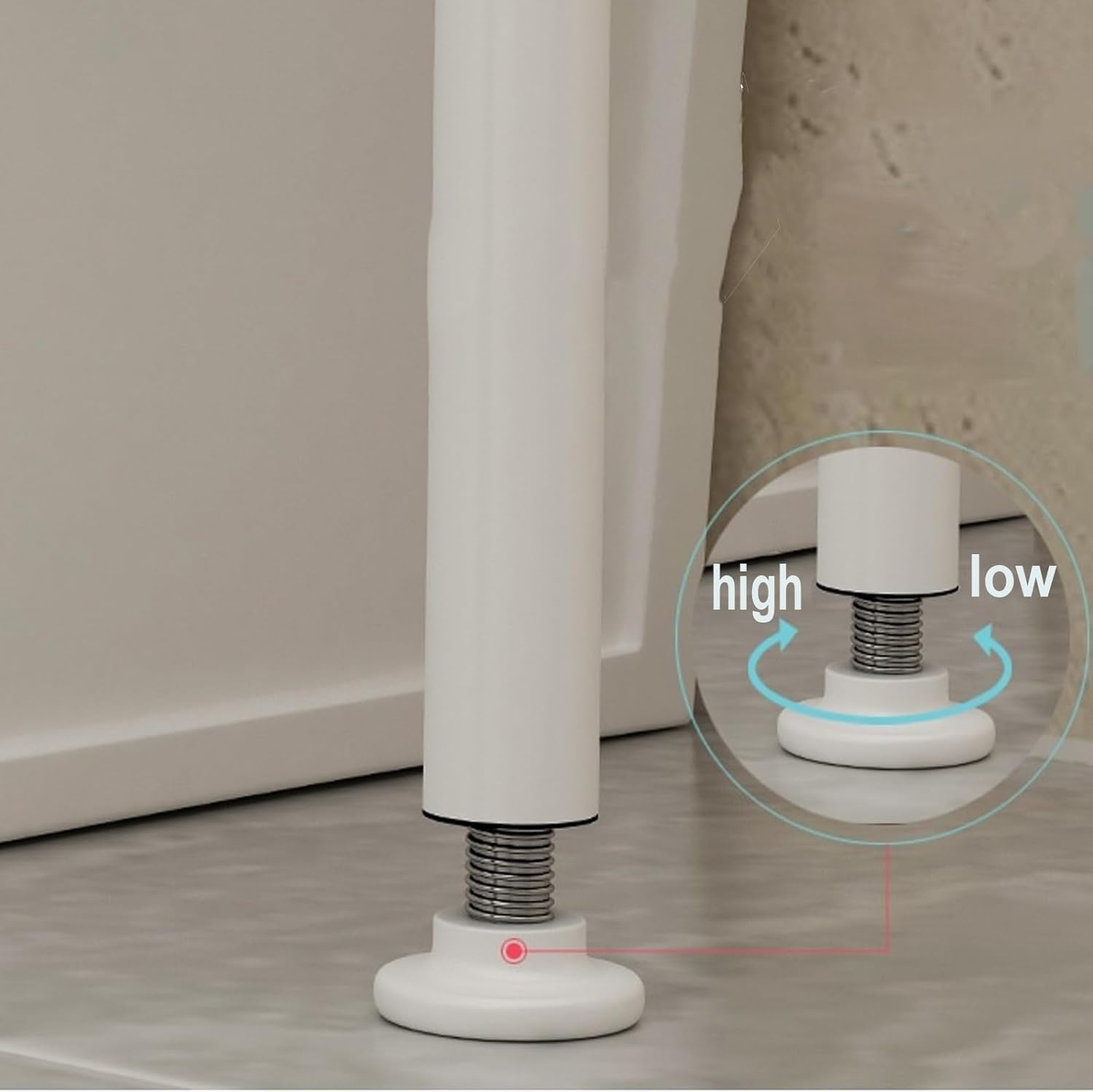 CARLA HOME 3-Tier Over Washing Machine Storage Rack for Laundry Room Space Saving, Towels, Detergent & Bathroom Essentials