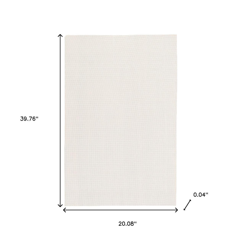 2' x 3' Beige Non Slip Rug Pad