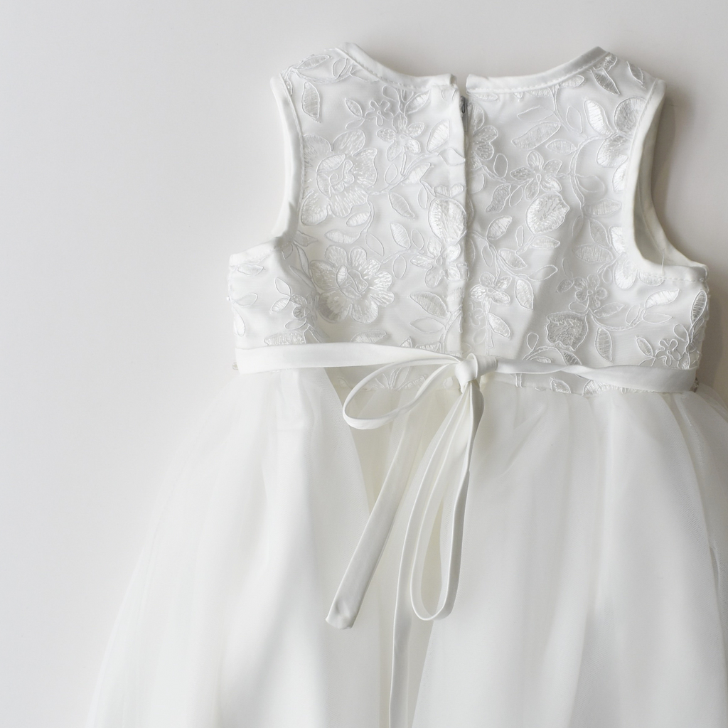Illusion Lace Baby Formal Dress
