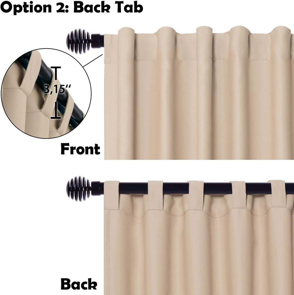 Custom Curtains: 1 Panel Wide Width Blackout Curtain, Room Divider Curtains