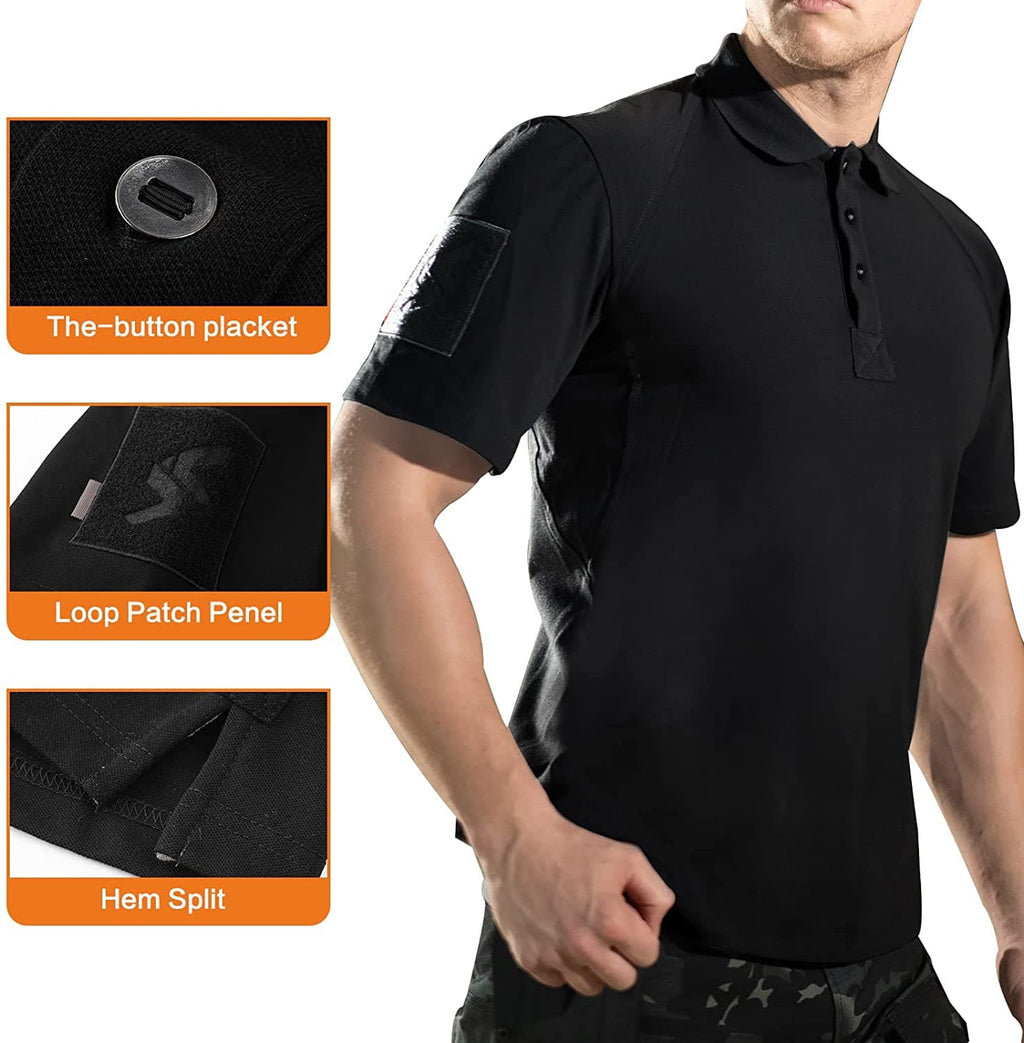 Men's Tactical Classic Fit Performance Polo Short Sleeve