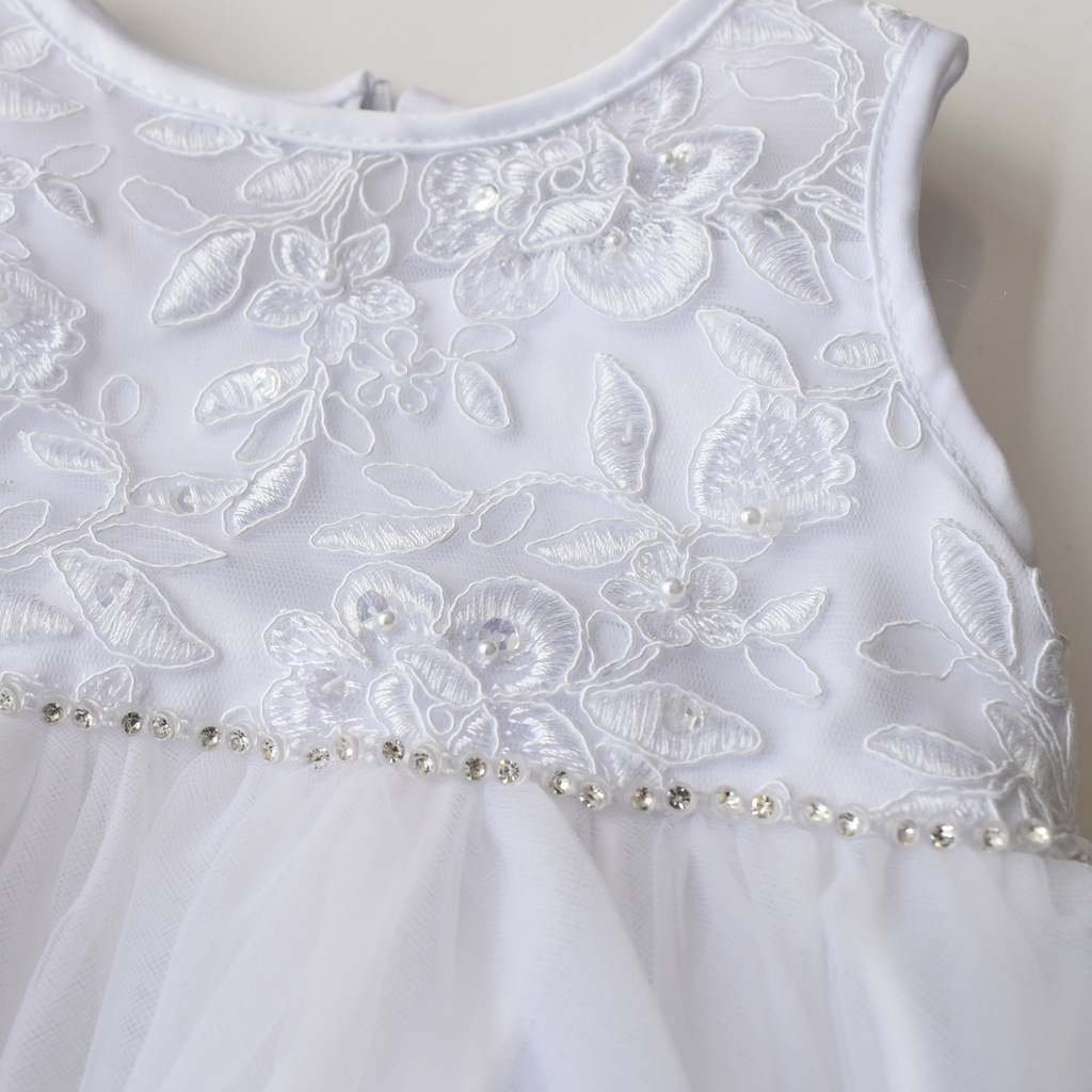 Illusion Lace Baby Formal Dress
