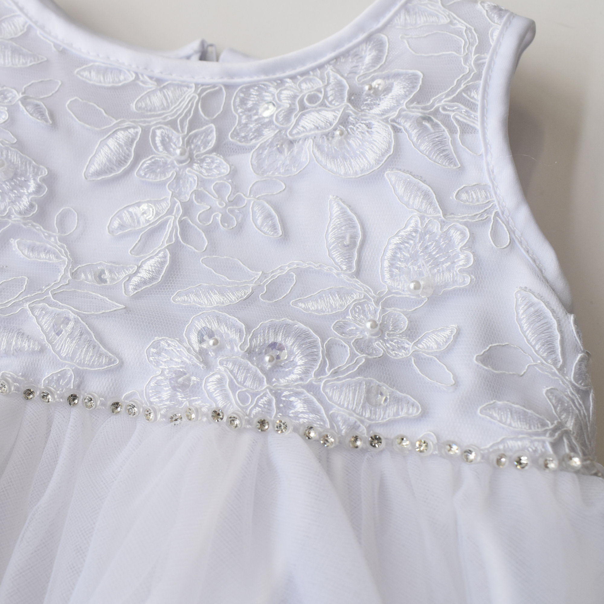 Illusion Lace Baby Formal Dress