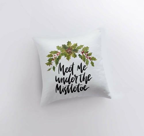 Meet Me Mistletoe Pillow
