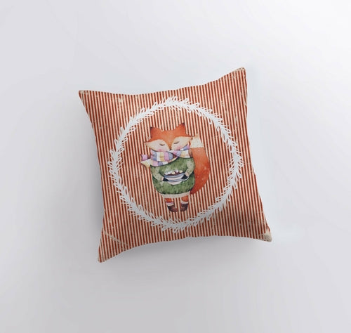 Christmas Fox Pillow