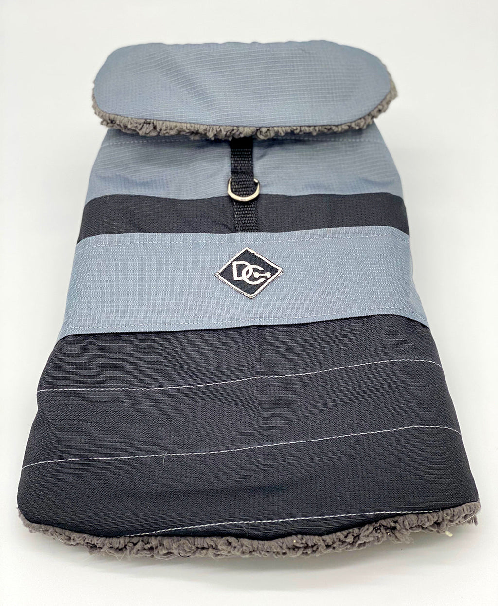 DoggieCoutureNY Water Resistant Gray & Black Coat