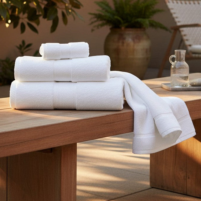 GMM Collection 100% Zero Twist Cotton Towels