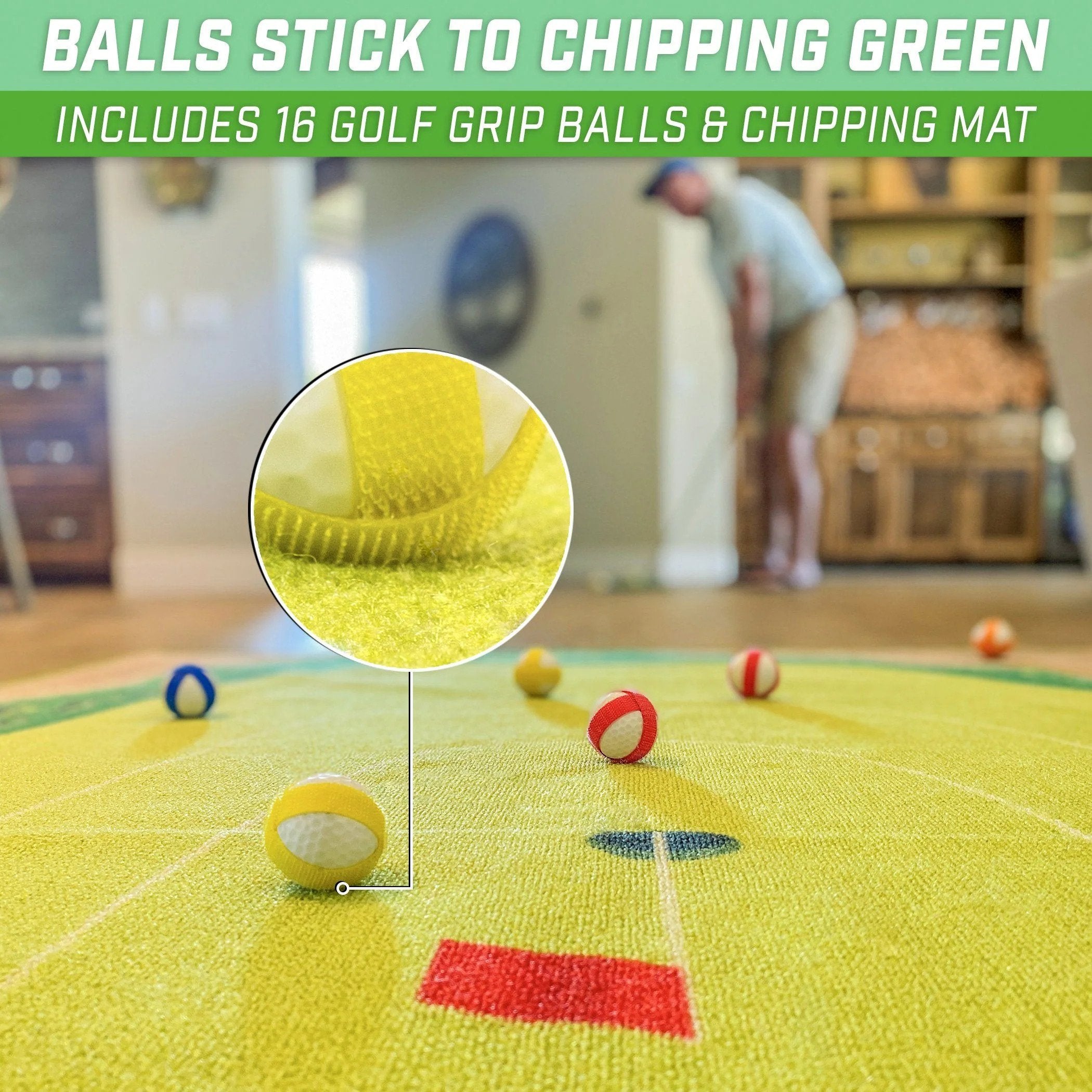 Golf Chipping Mat Game Set-3