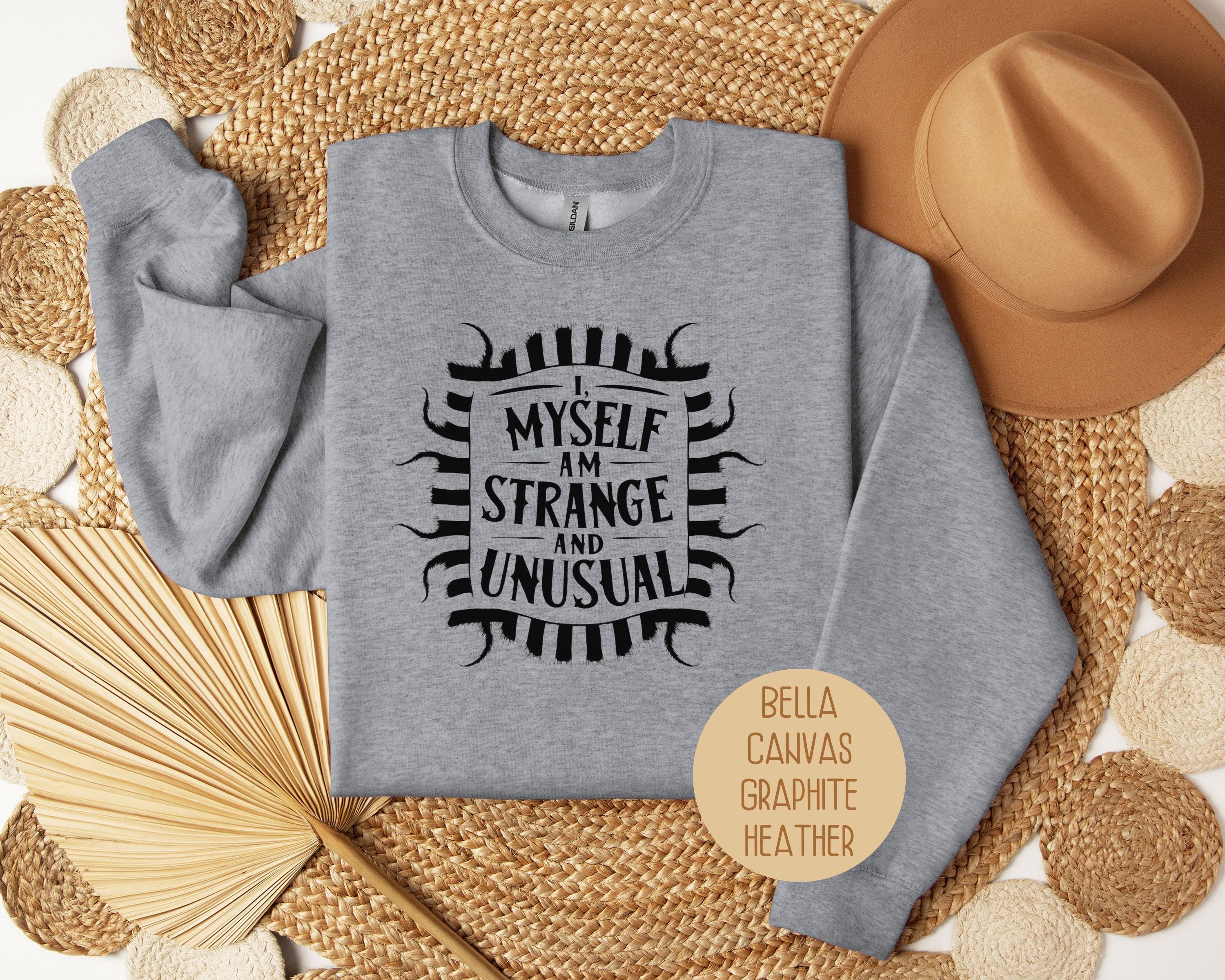 I Myself Am Strange and Unusual Sweatshirt-2