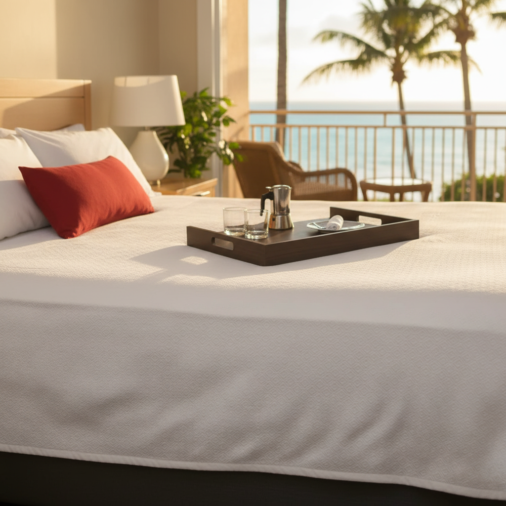 Jacquard Matelassé in Diamond Pattern 100% Polyester