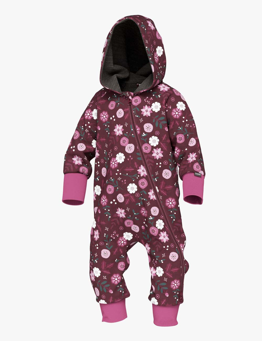 Merino wool baby romper MAJOR