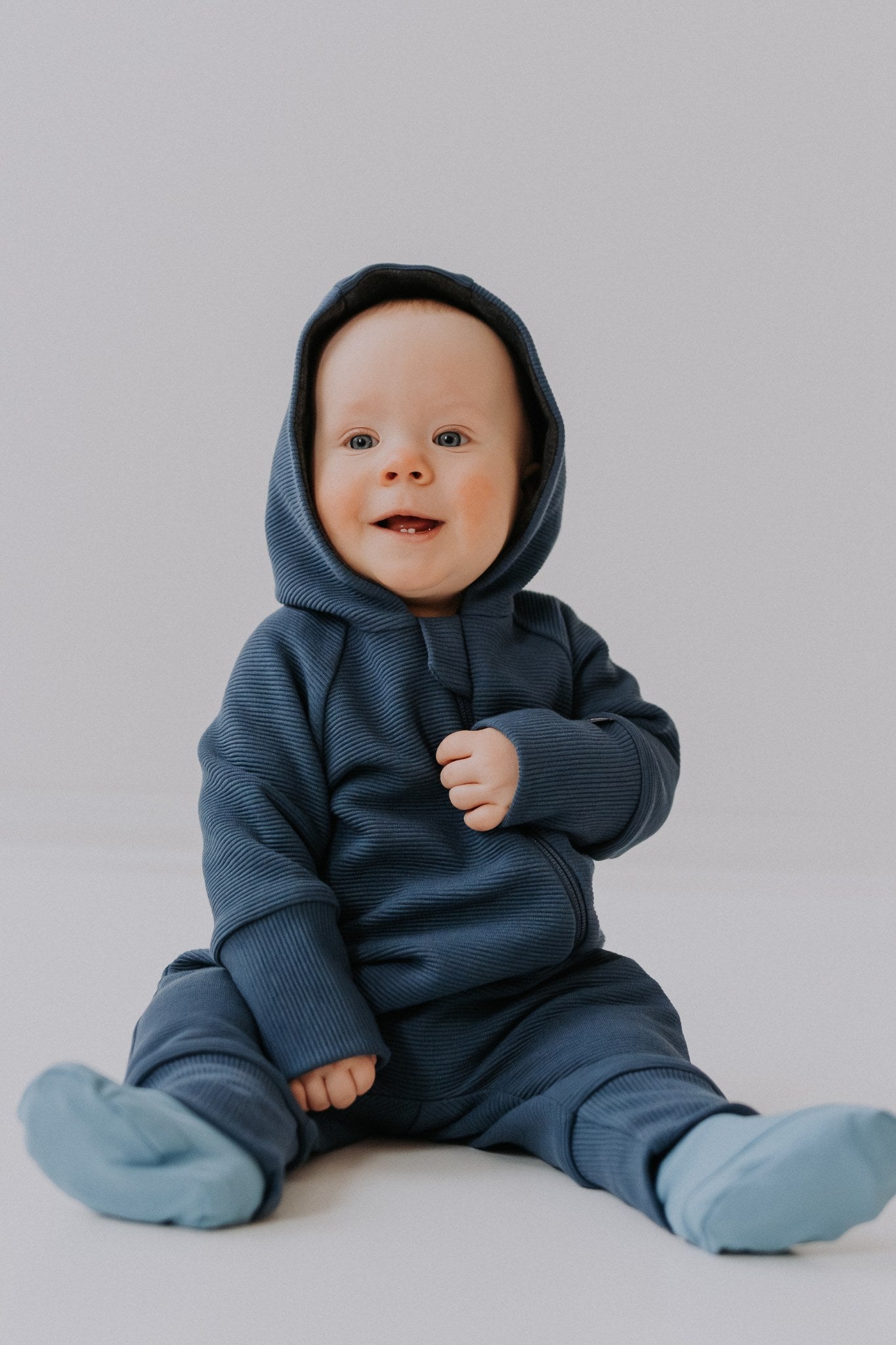 Merino wool baby romper MAJOR