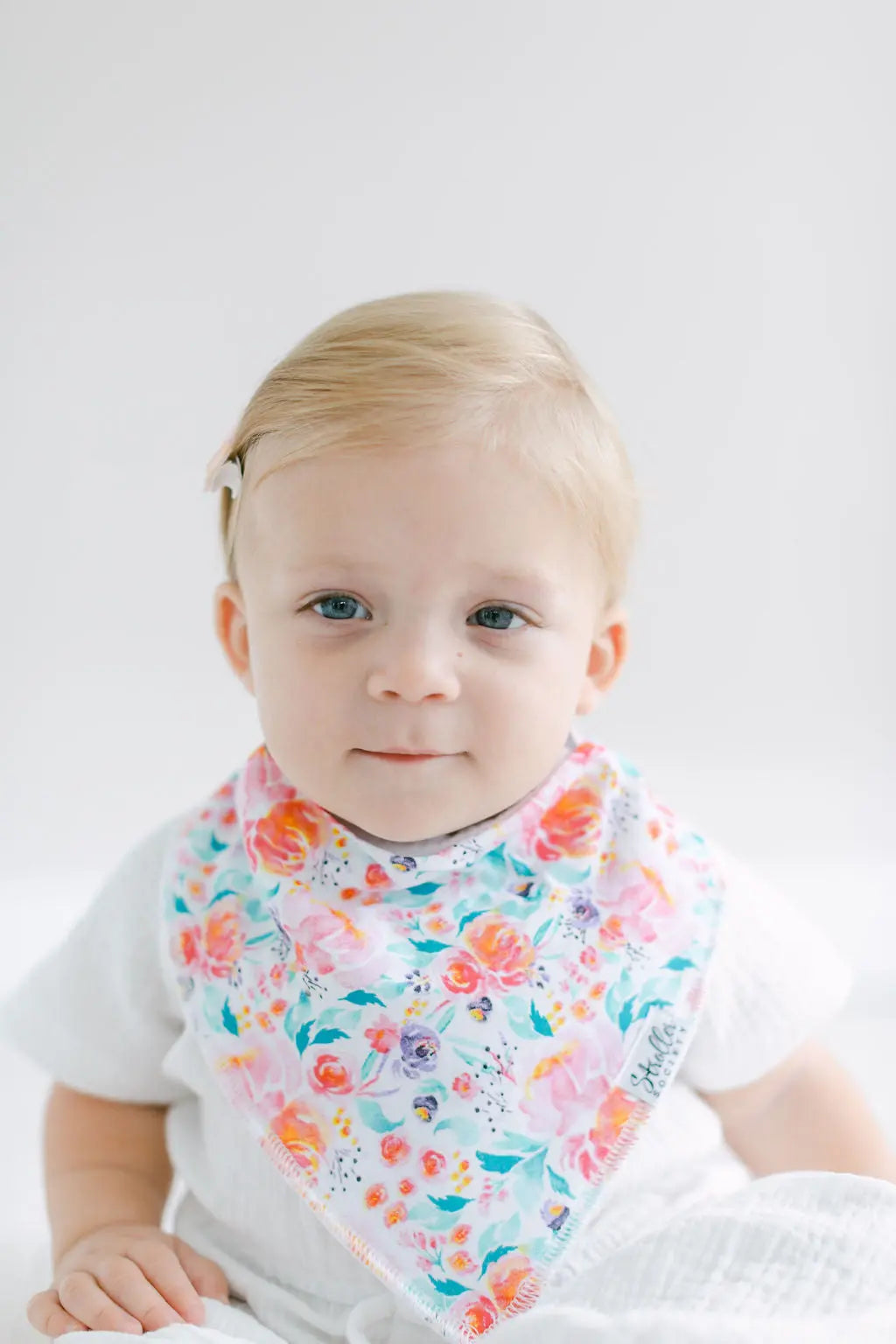 Bandana Bibs - Flowers, Hearts and Bows-0