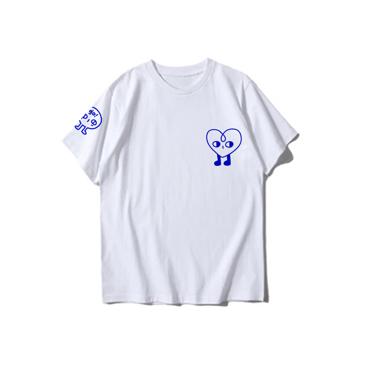 GROWING UP MEANS FORGIVING THE PAST VERSIONS OF YOU: Embroidered short sleeve t-shirt