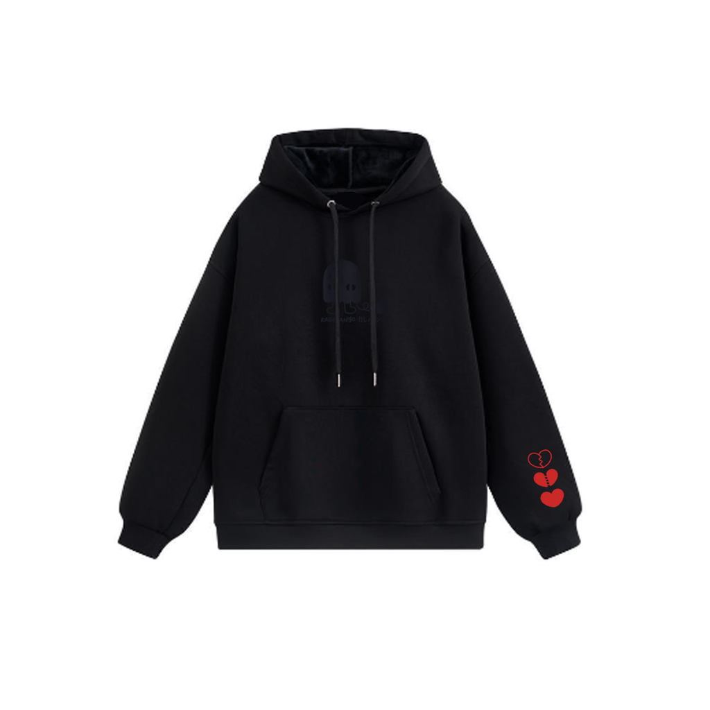 MUKU: Embroidered thick hoodie