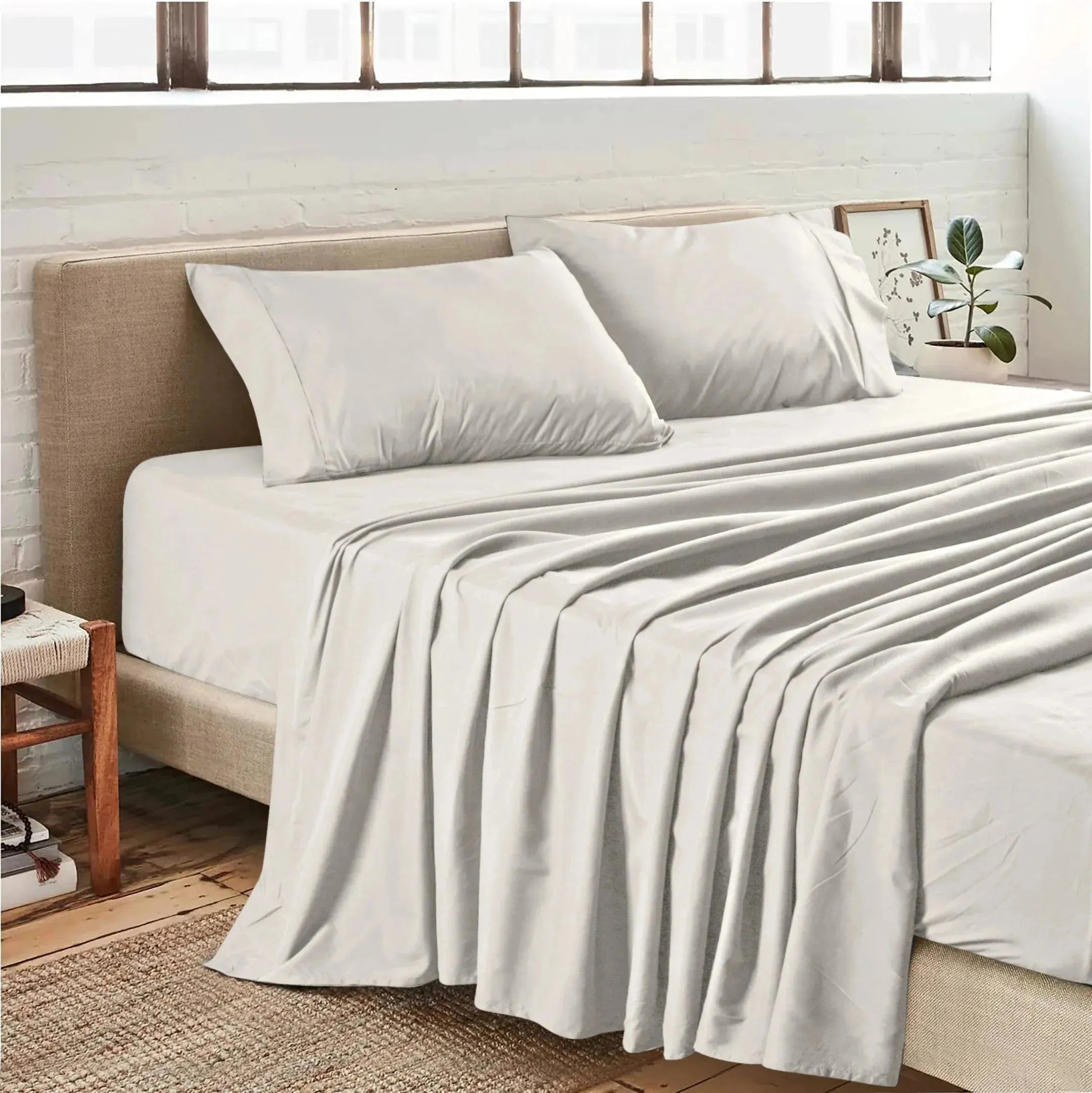 Plain Microfiber Sheet Set in Solid Colors