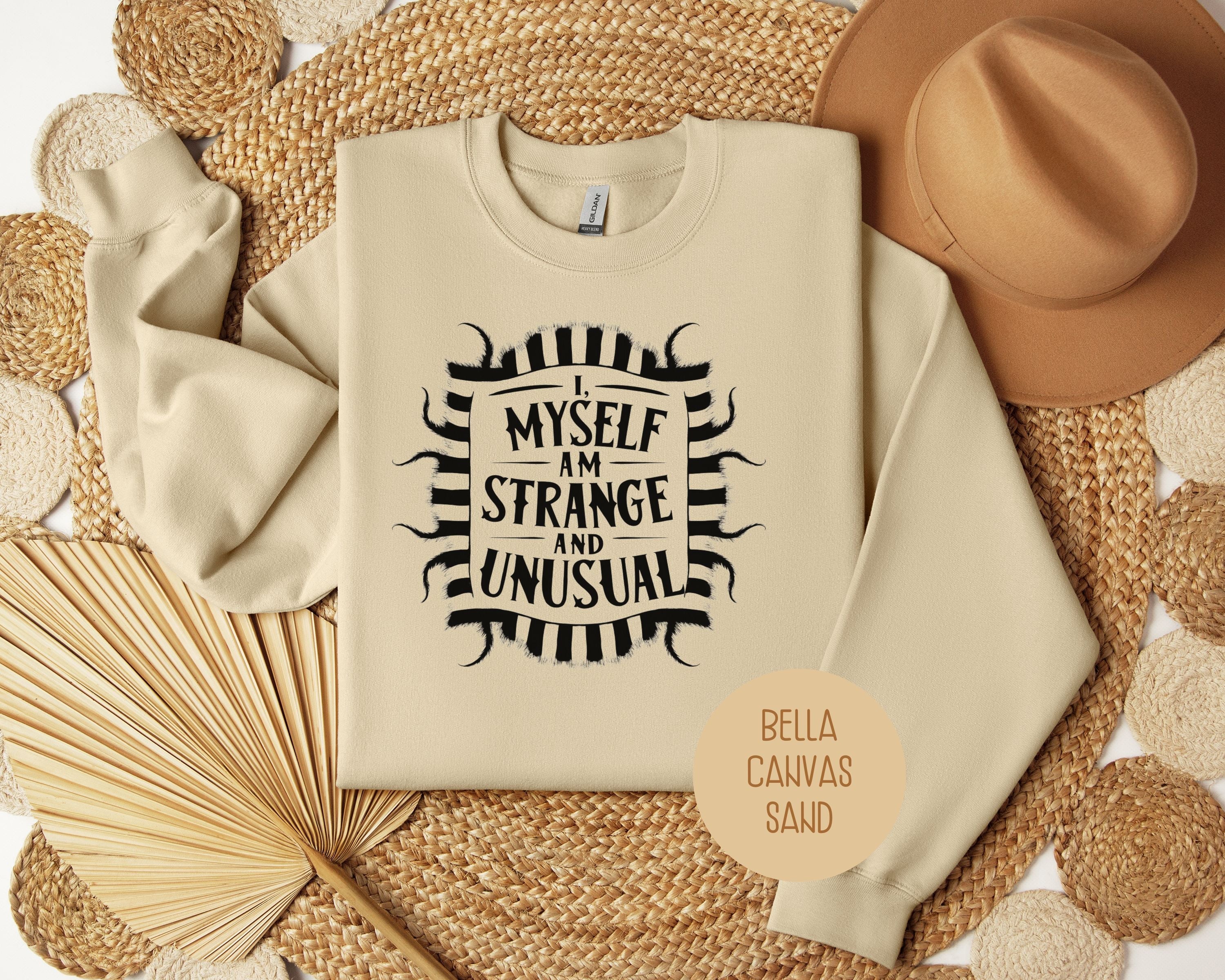 I Myself Am Strange and Unusual Sweatshirt-3