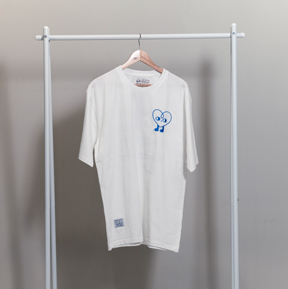 GROWING UP MEANS FORGIVING THE PAST VERSIONS OF YOU: Embroidered short sleeve t-shirt