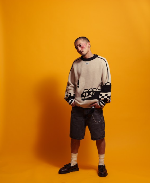 SNARP: Thick knit jacquard sweater