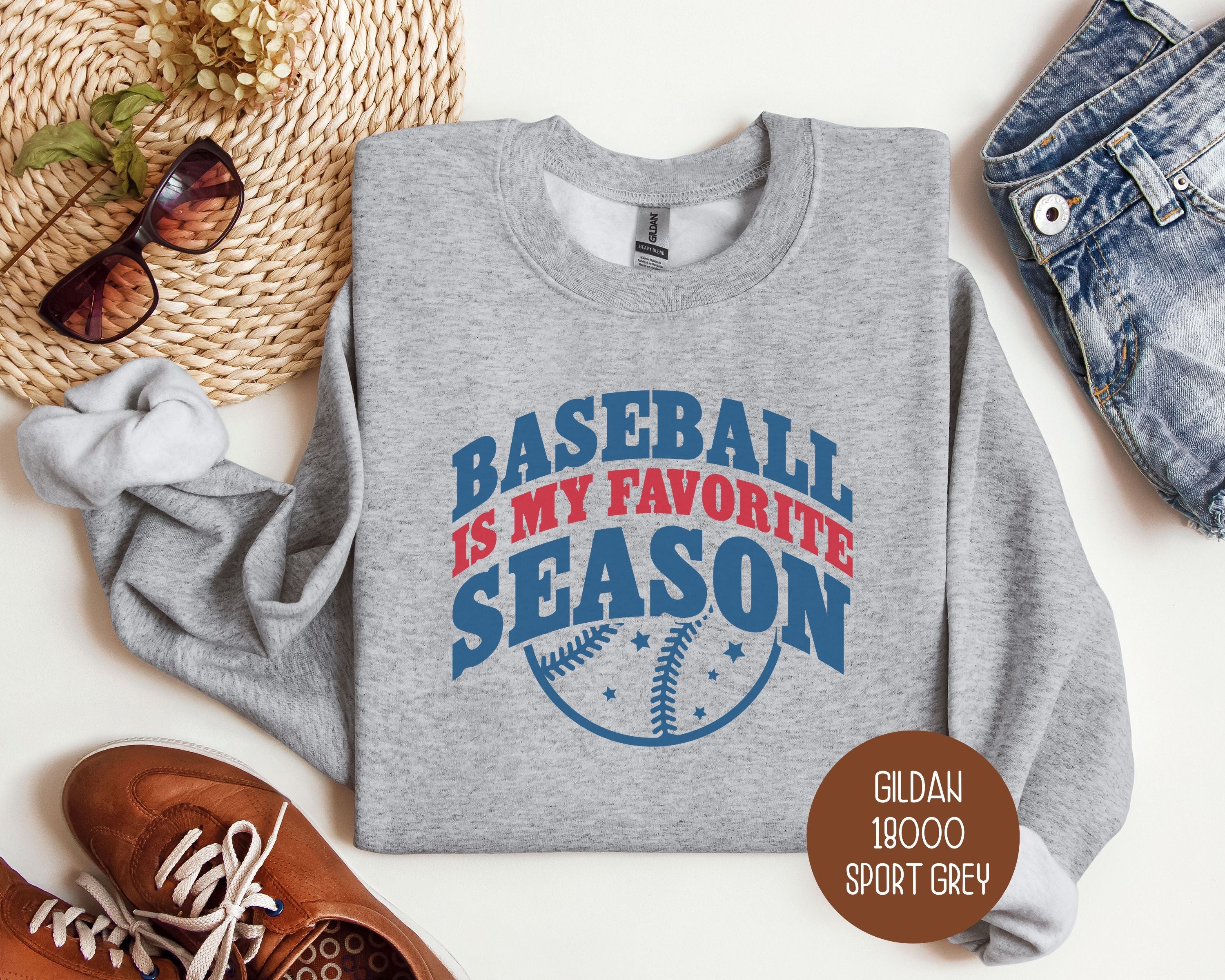 Baseball is My Favorite Season Sweatshirt-1