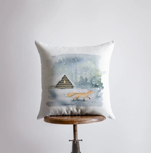 Winter Fox Pillow