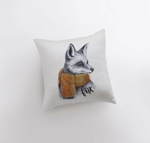 Fox Hipster | Pillow Cover | Fox Decor | Throw Pillow | Wilderness |