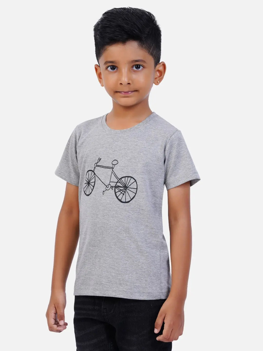 AirGarb kids' t-shirt featuring soft black cotton fabric