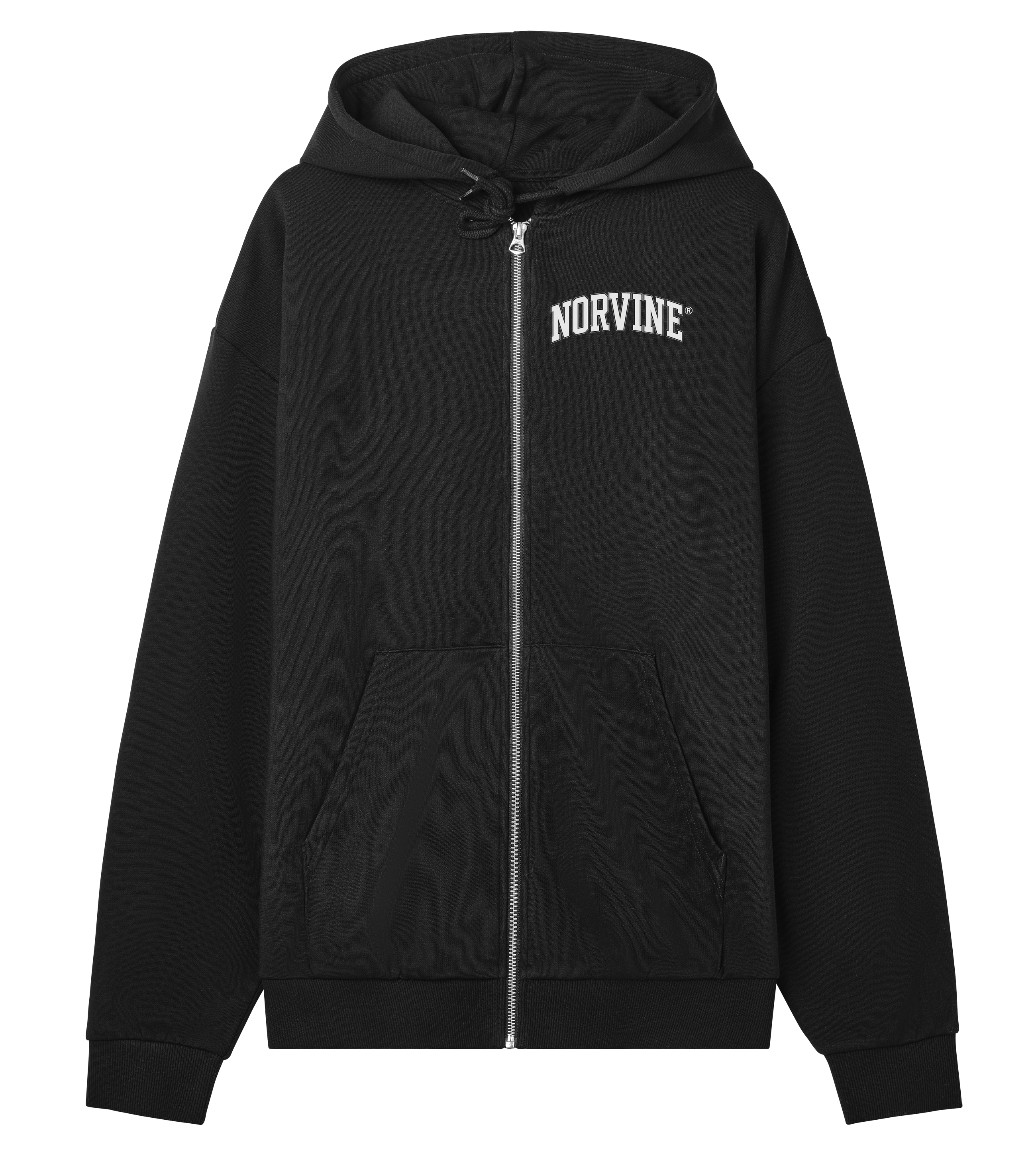 Athletic Block Essential Zip Hoodie-0