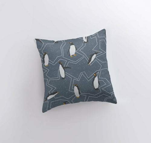 Arctic Penguin Pillow