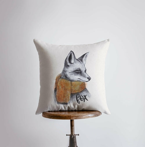 Fox Hipster | Pillow Cover | Fox Decor | Throw Pillow | Wilderness |