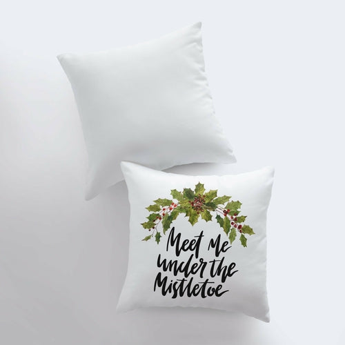 Meet Me Mistletoe Pillow