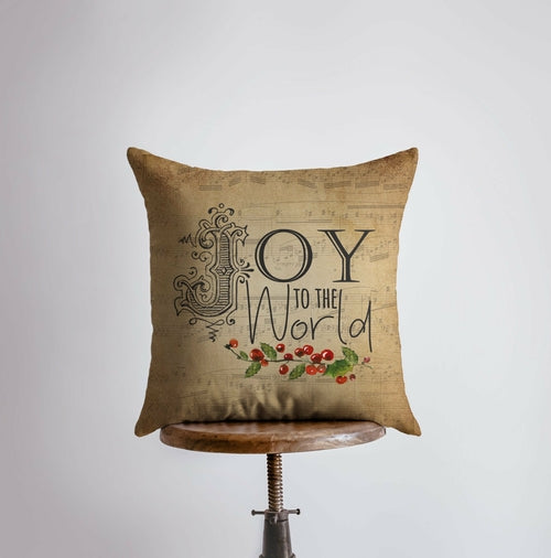 Joy to the World Pillow